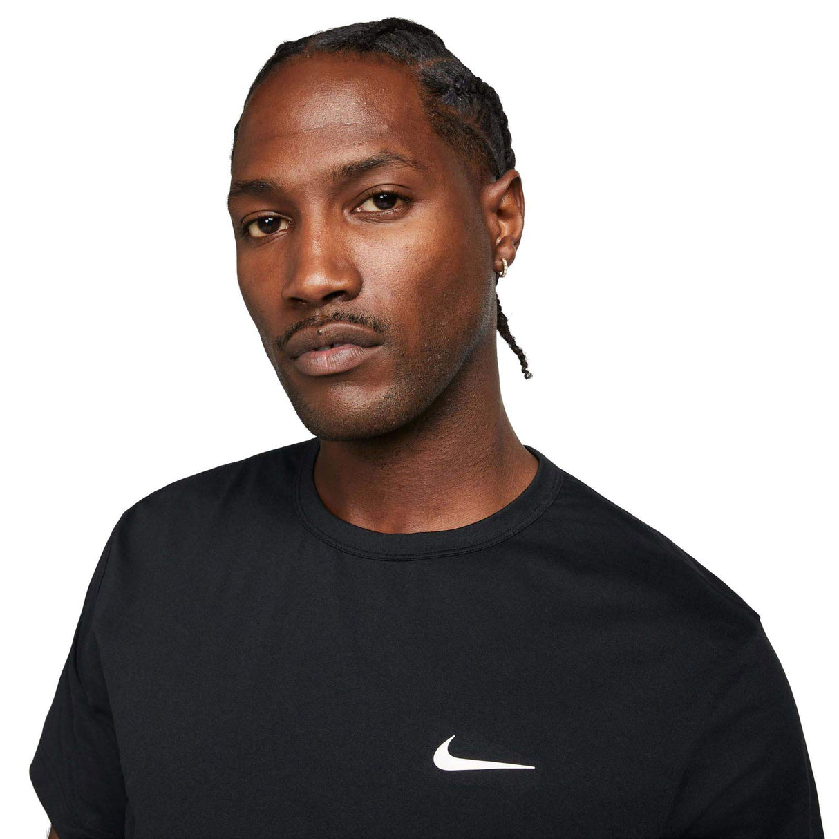 Nike Mens Dri-Fit UV HYVERSE SS Tee Blk