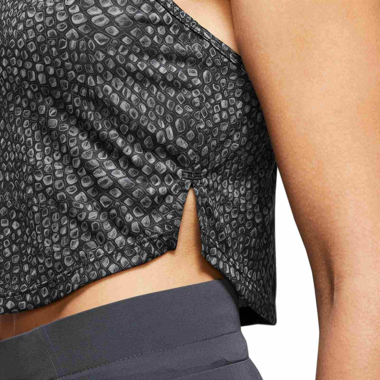 Nike Wmns One DF Crop Tank AOP Black