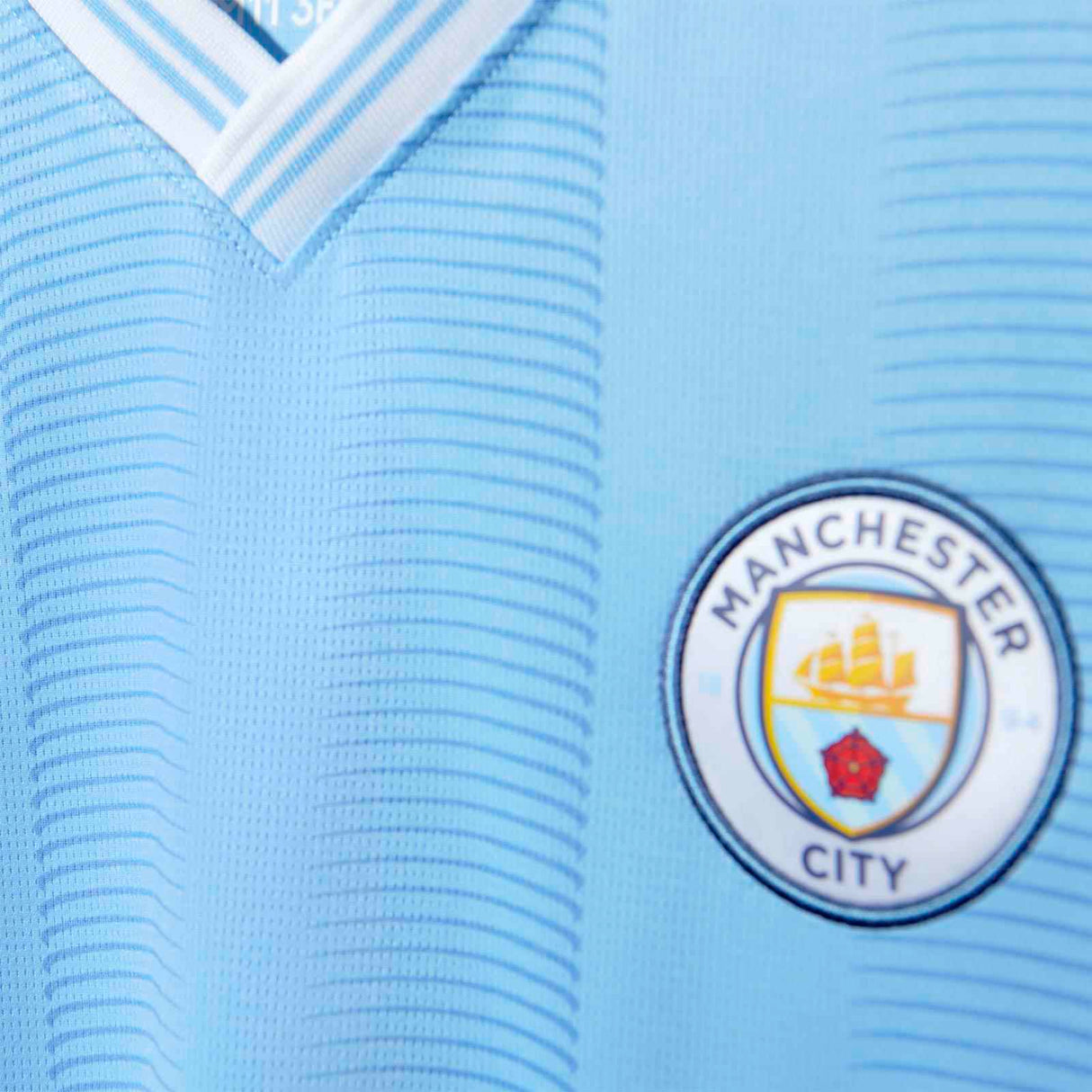 Puma MCFC 23 Home Kids Jersey Blue