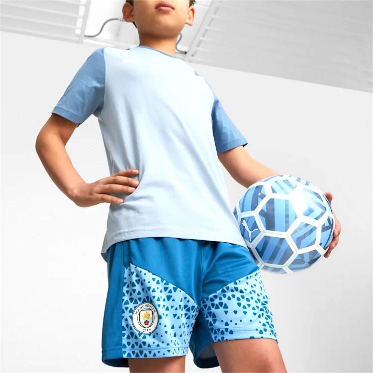 Puma MCFC 23 Kids Home Training Short Bl