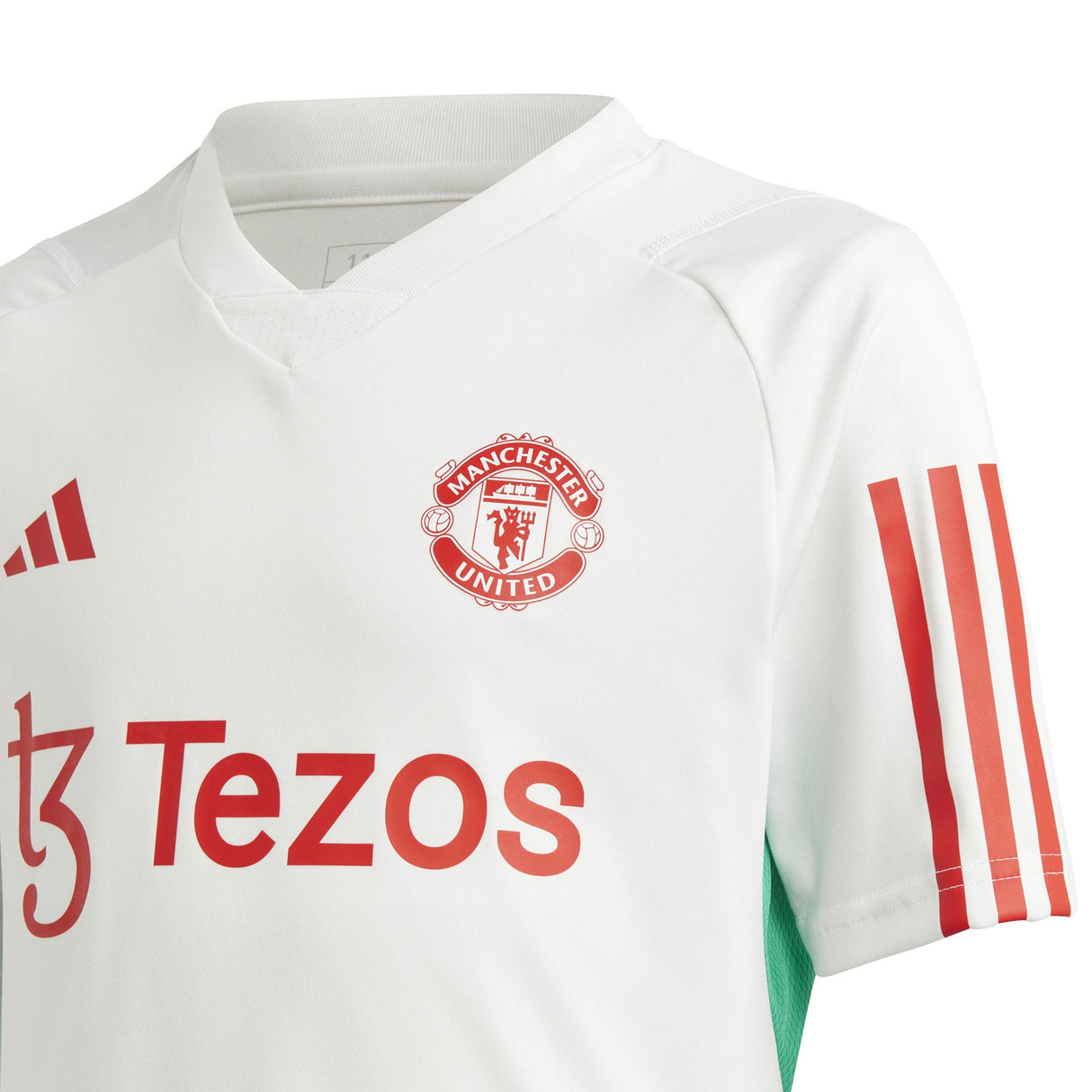 adidas Man Utd 23 Kid Train Jersey White