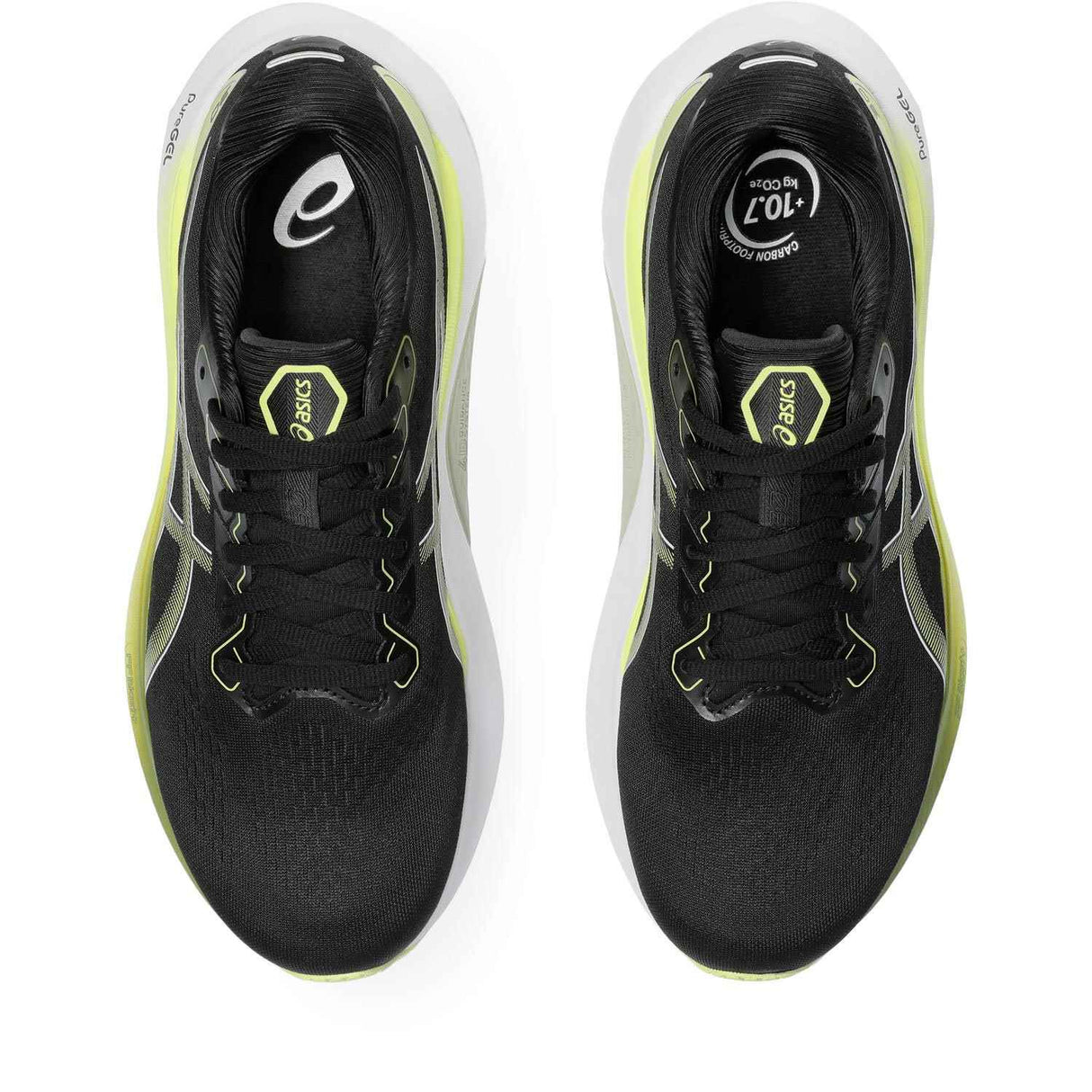 Asics Gel Kayano 30 Mens Black/Yellow