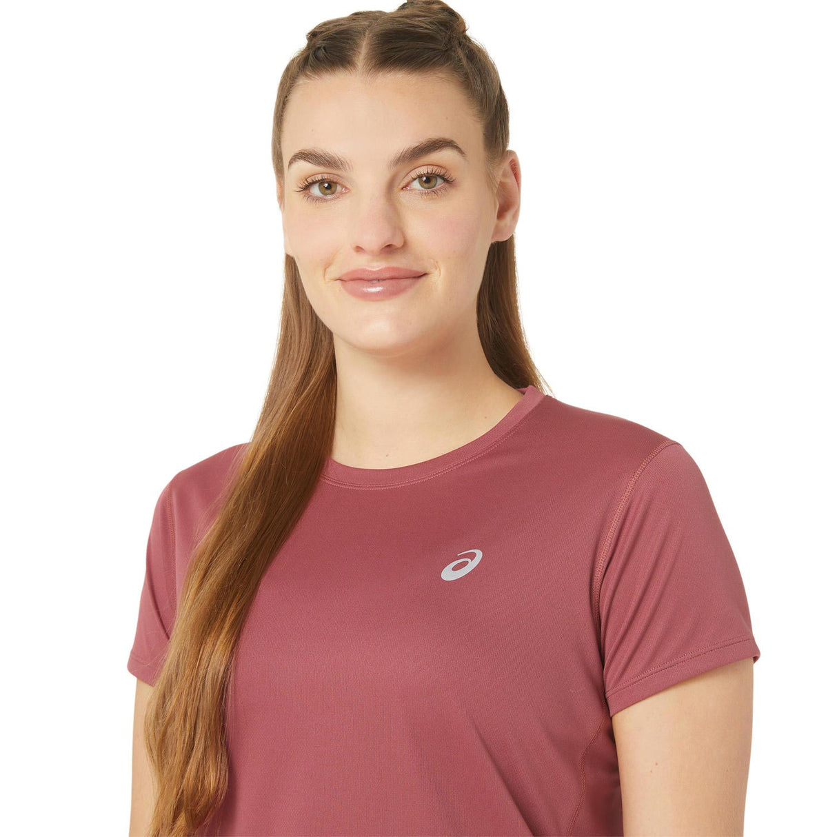 Asics Womens Core SS Top Red