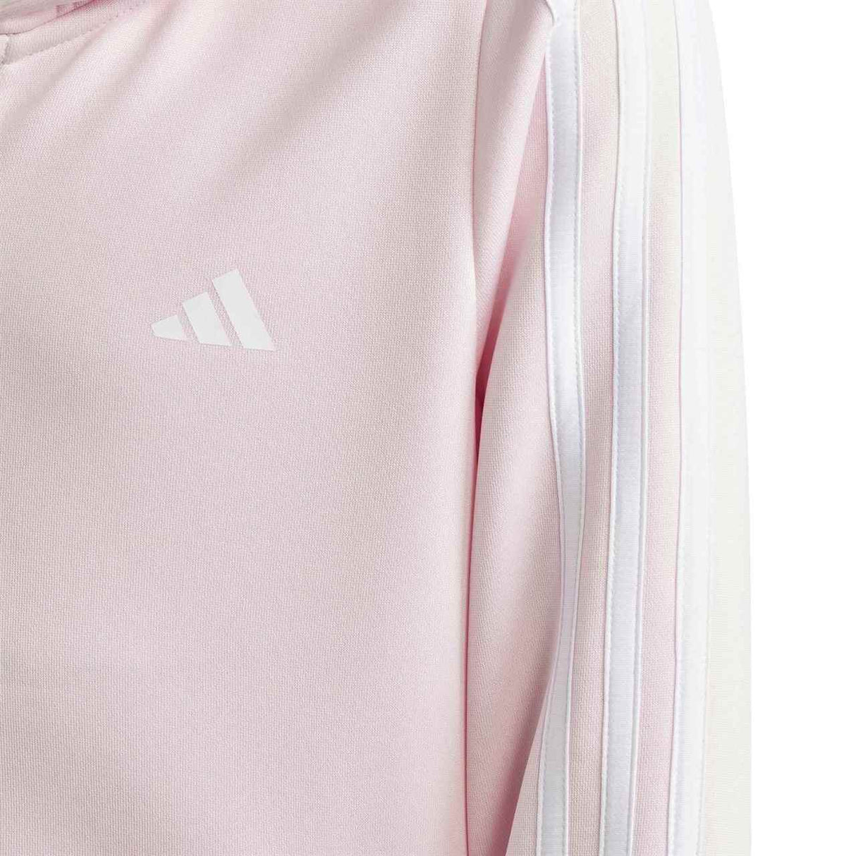 adidas Girls TR-ES 3S FZ Hood Pink