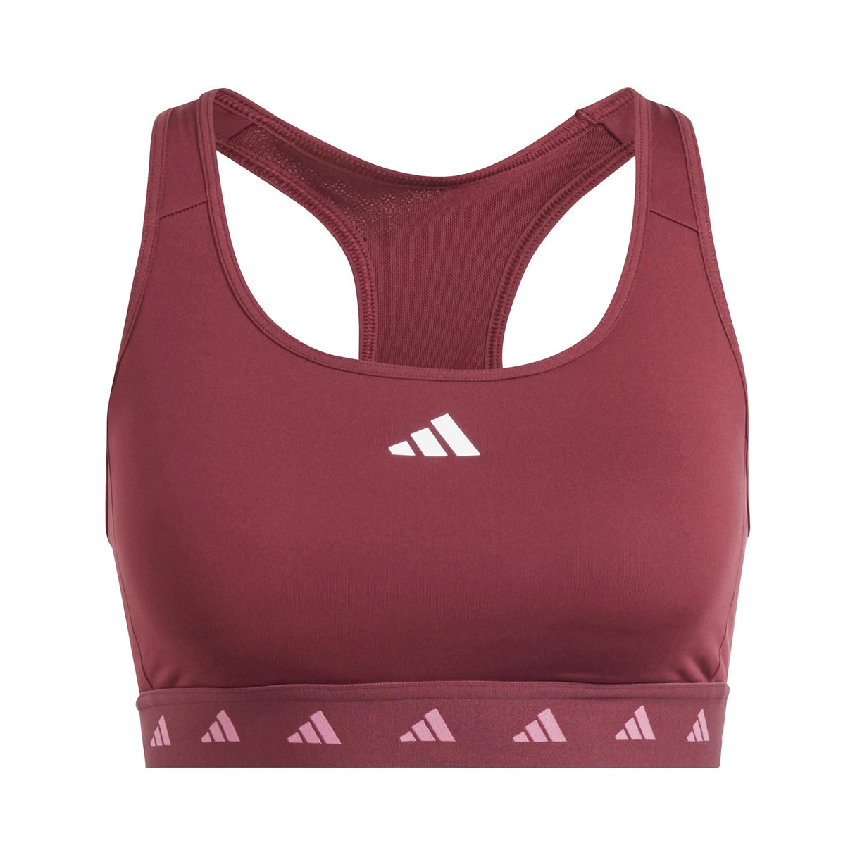 adidas Womens PWR MS Tech Fit Bra Purple
