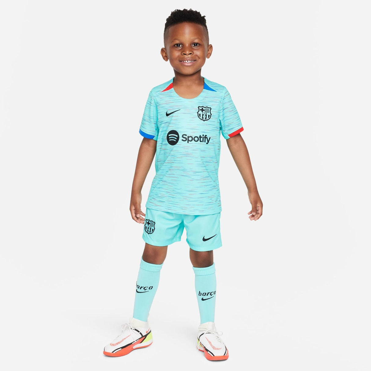 Nike FCB 23 Kids 3rd Kit Blue