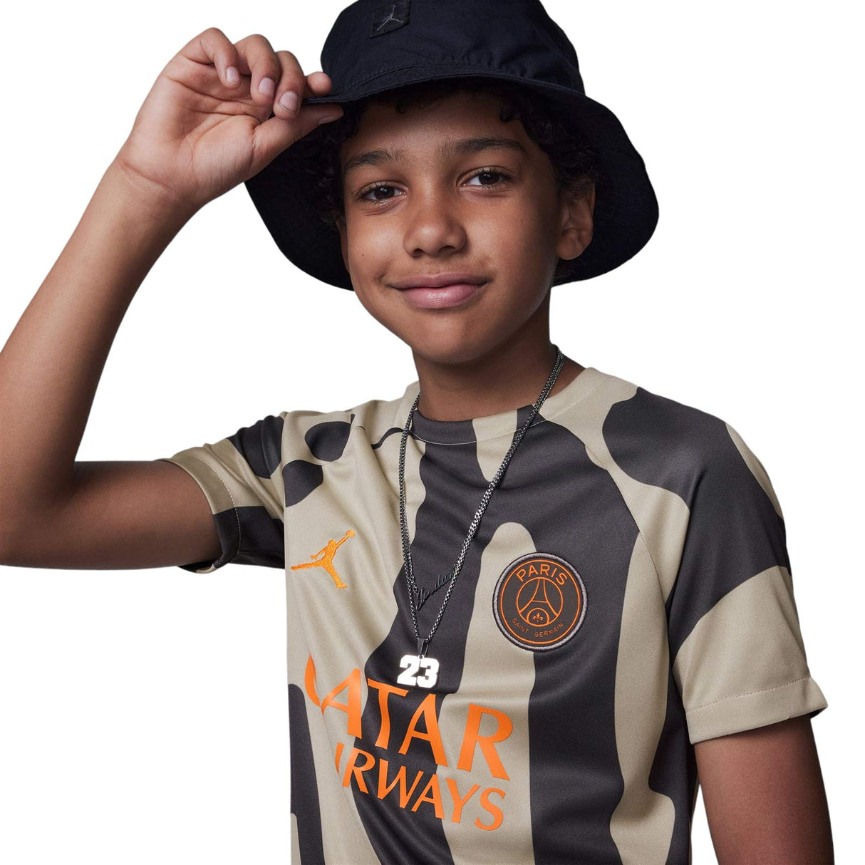 Nike PSG 23 Kids 3rd PM Jersey Grey