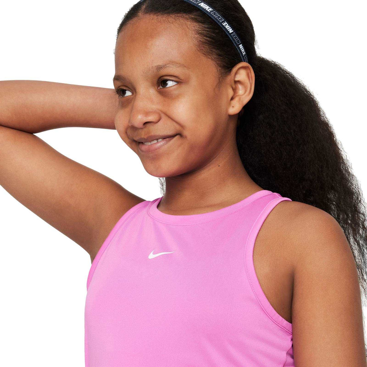 Nike Girls Dri Fit One Tank Pink