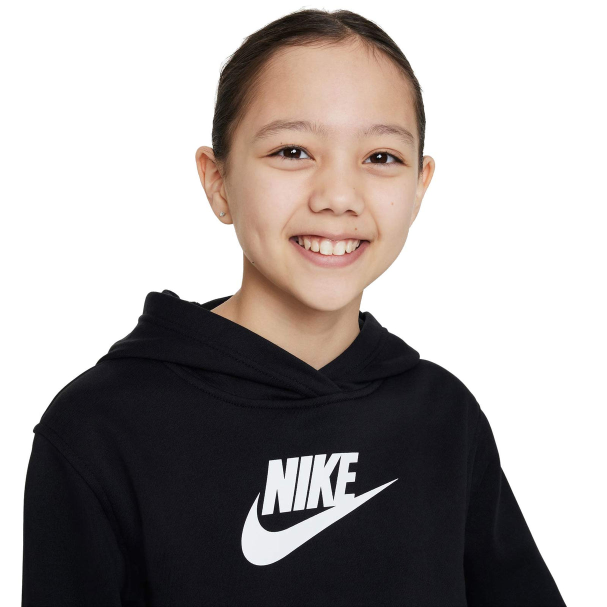 Nike Girls NSW Club CRP Hybrid Hoody Blk
