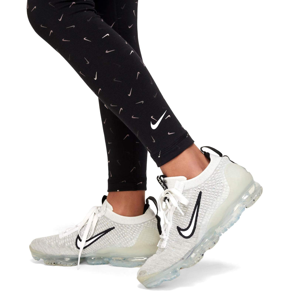 Nike Girls NSW MR Logo Print Tight Black