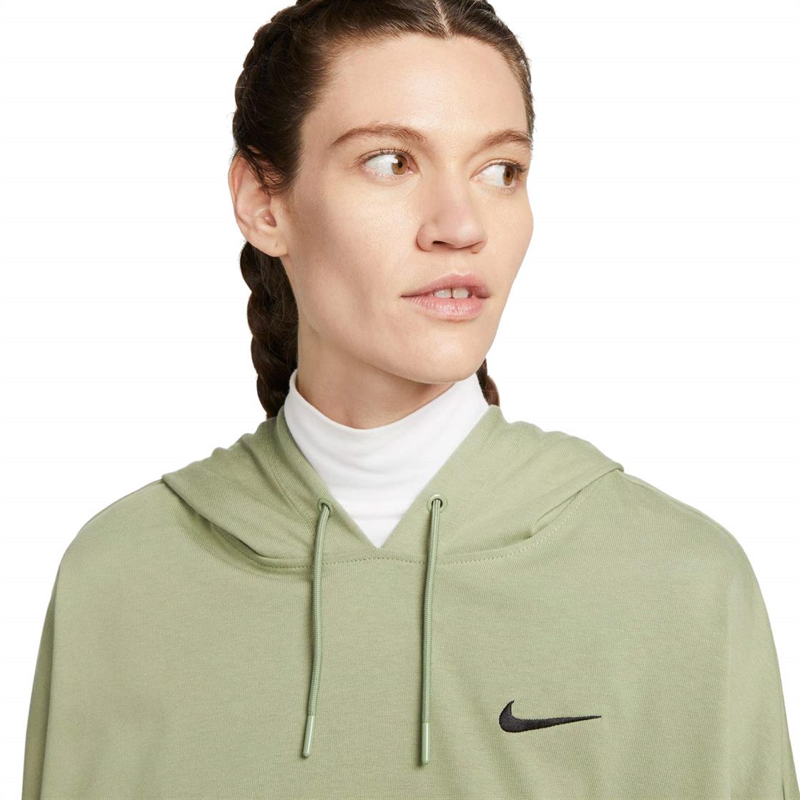 Nike Wmns NSW JRSY OS PO Hoody Green