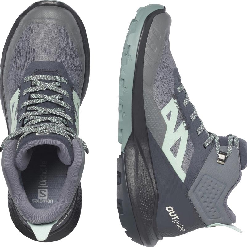 Salomon Outpulse Mid GTX Womens Blue/Blk