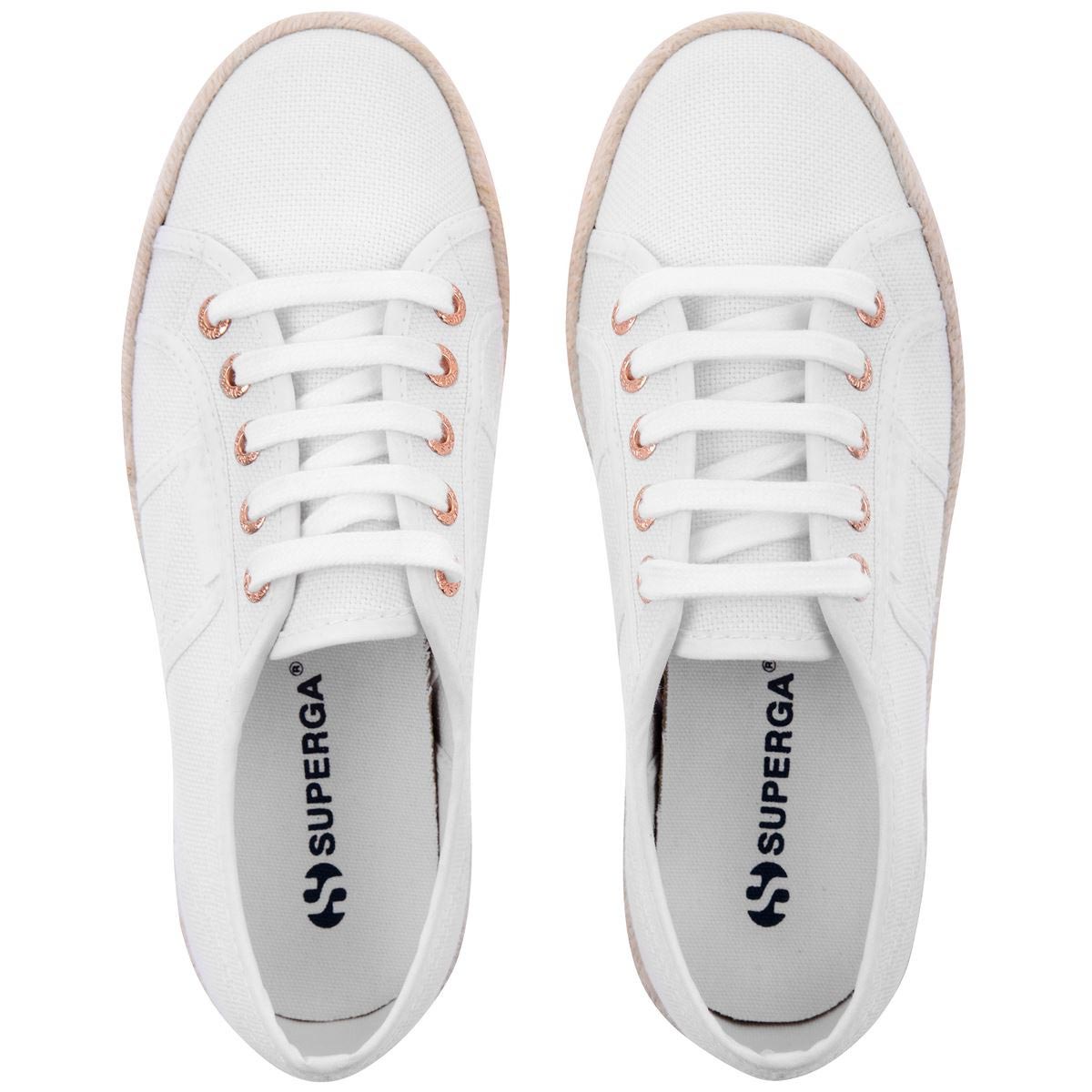 Superga Platform Canvas Sneaker Wmn Wht/