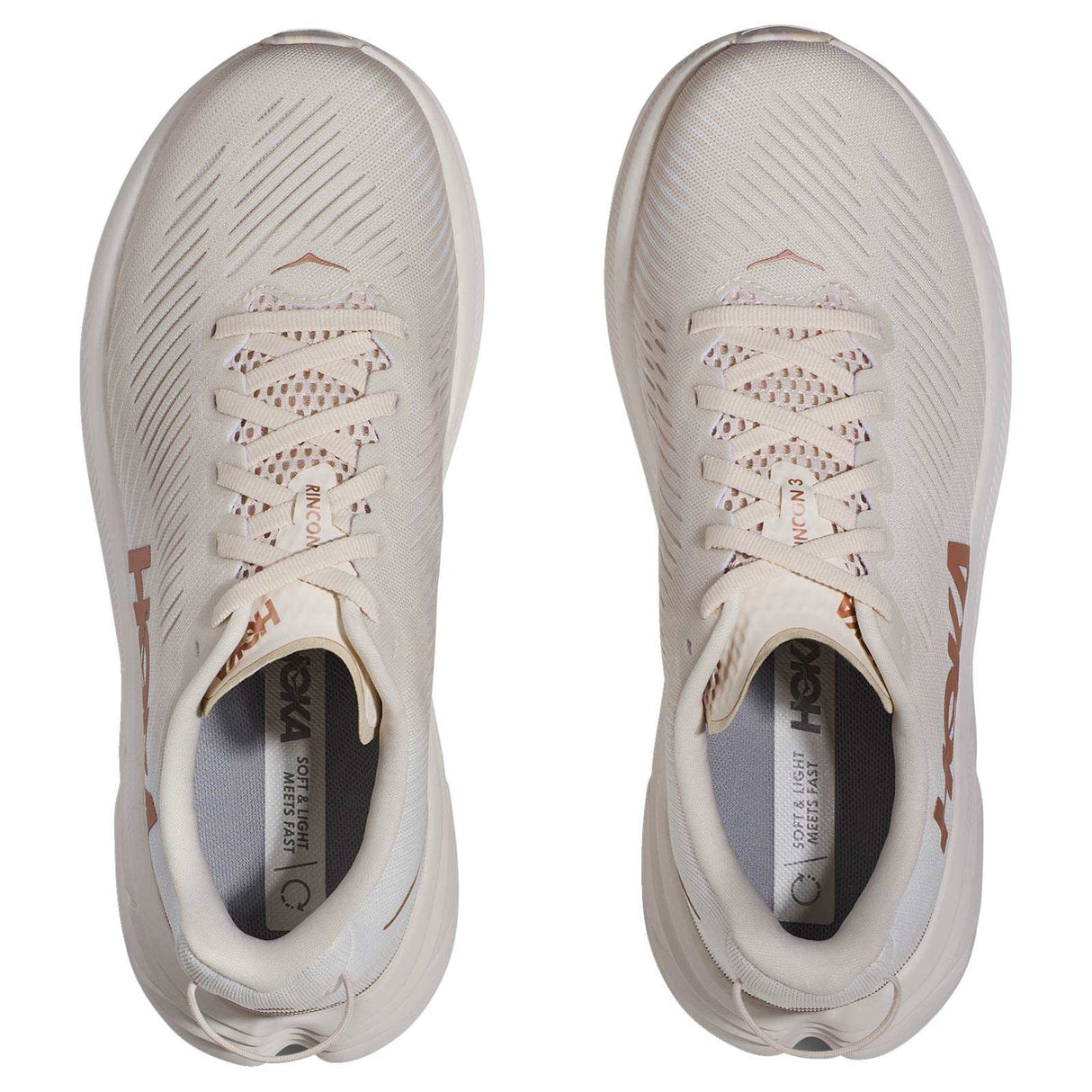 Hoka Rincon 3 Womens White/Gold