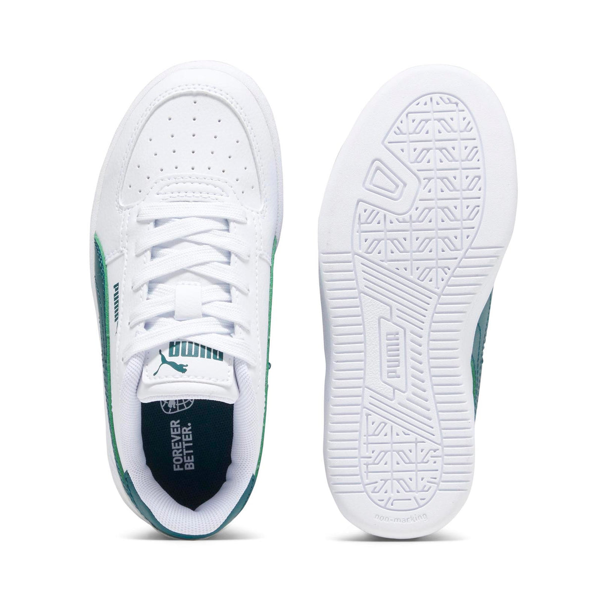 Puma Caven 2.0 Jnr Boys White/Green