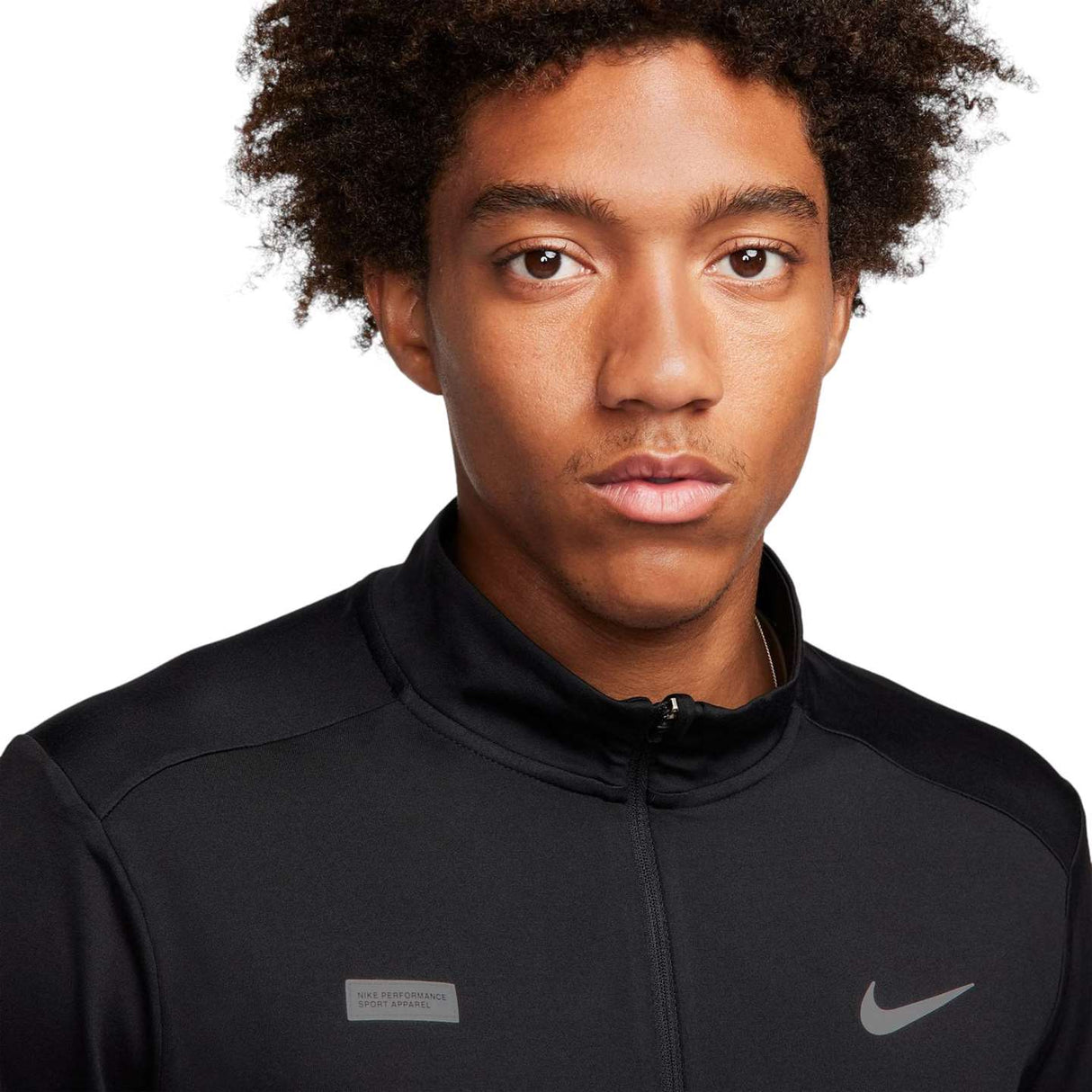 Nike Mens DF ELMNT HBR Flash HZ Top Blk
