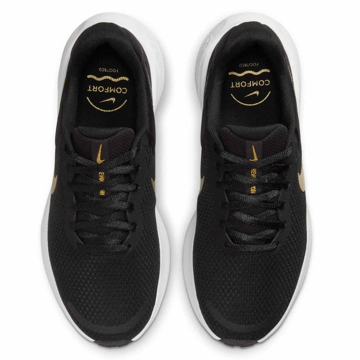 Nike Revolution 7 Womens Black/Gold
