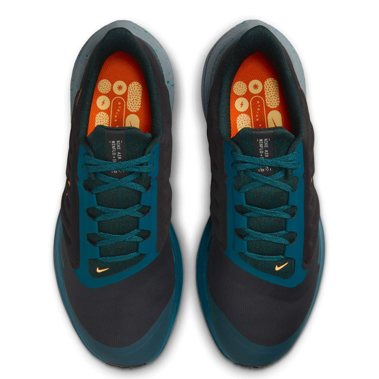 Nike Winflo 9 Shield Mens Black/Orange