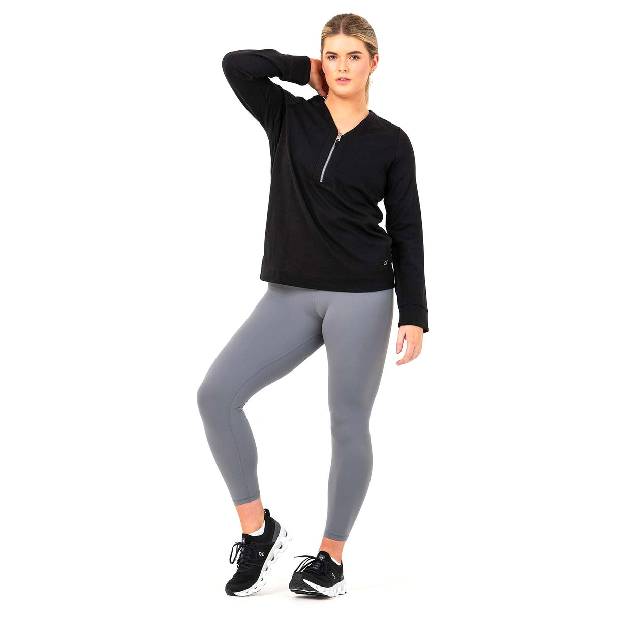 Bodylogic JS Freedom QZ Sweatshirt Blk