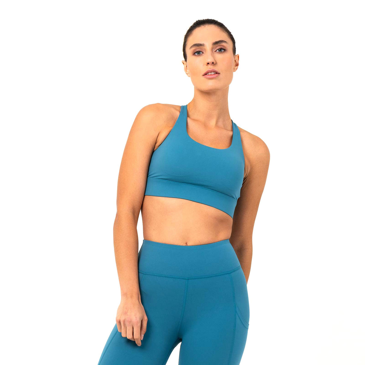 Bodylogic JS Soul Cross Back Bra Teal