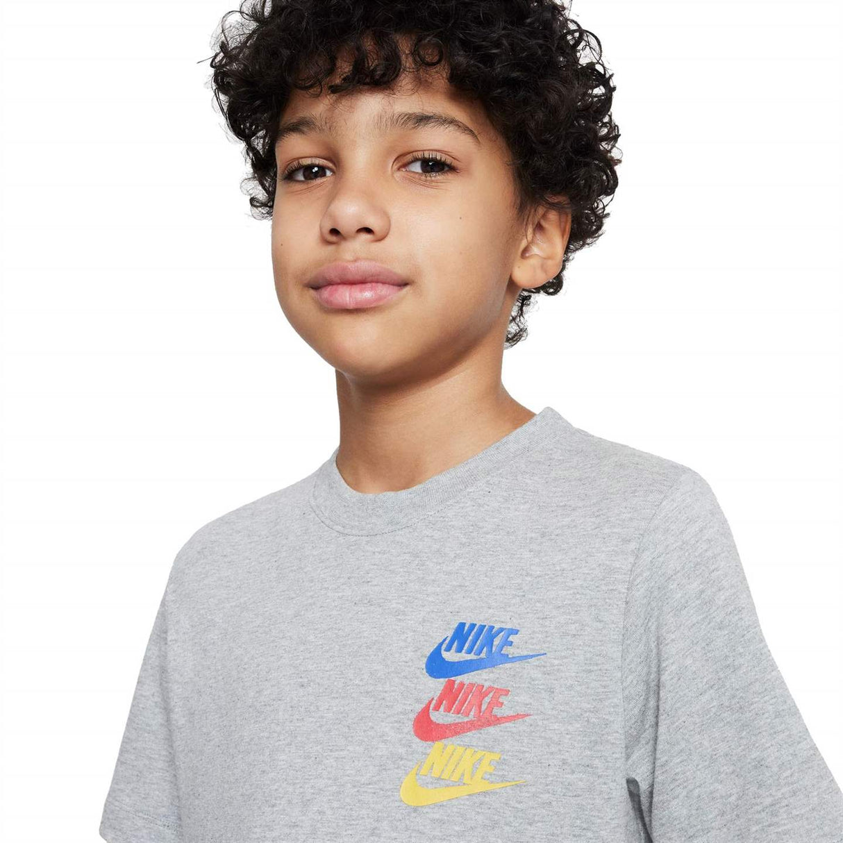 Nike Boys NSW SI Graphic Tee Grey