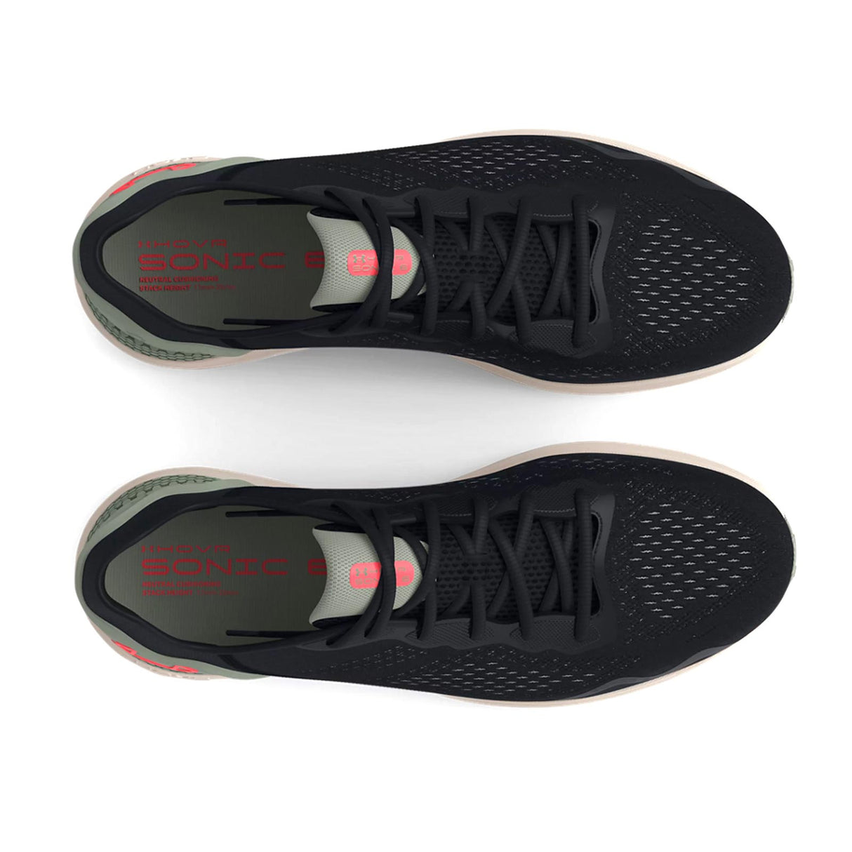 UA Hovr Sonic 6 Mens Black/White
