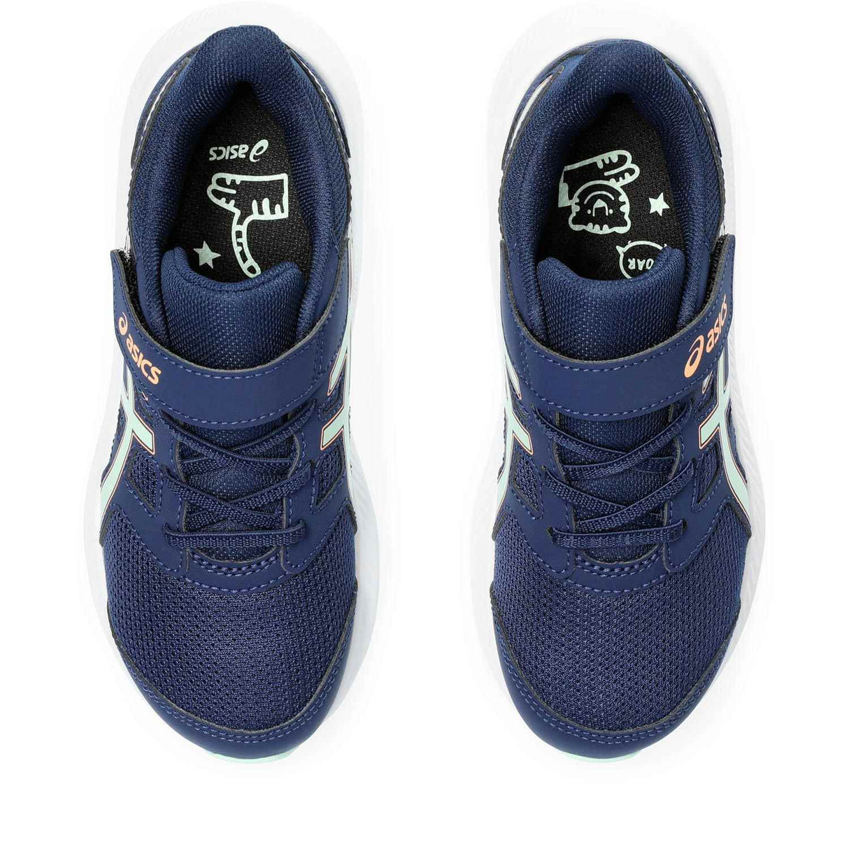 Asics Jolt 4 Jnr Girls Navy/Mint