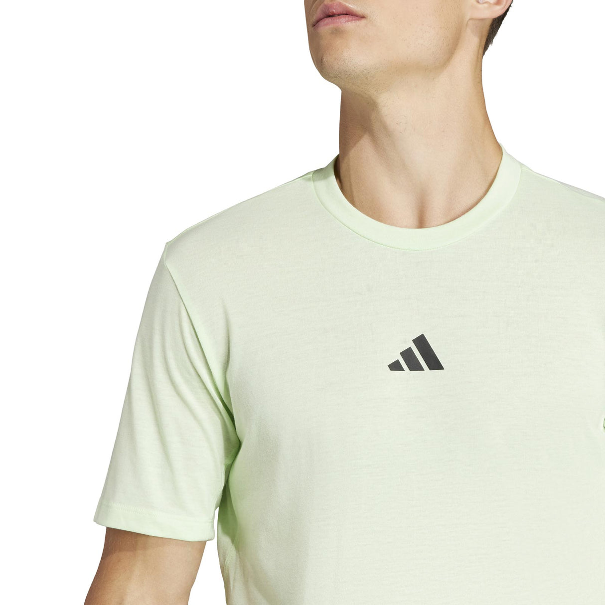 adidas mens WO Logo Tee Green