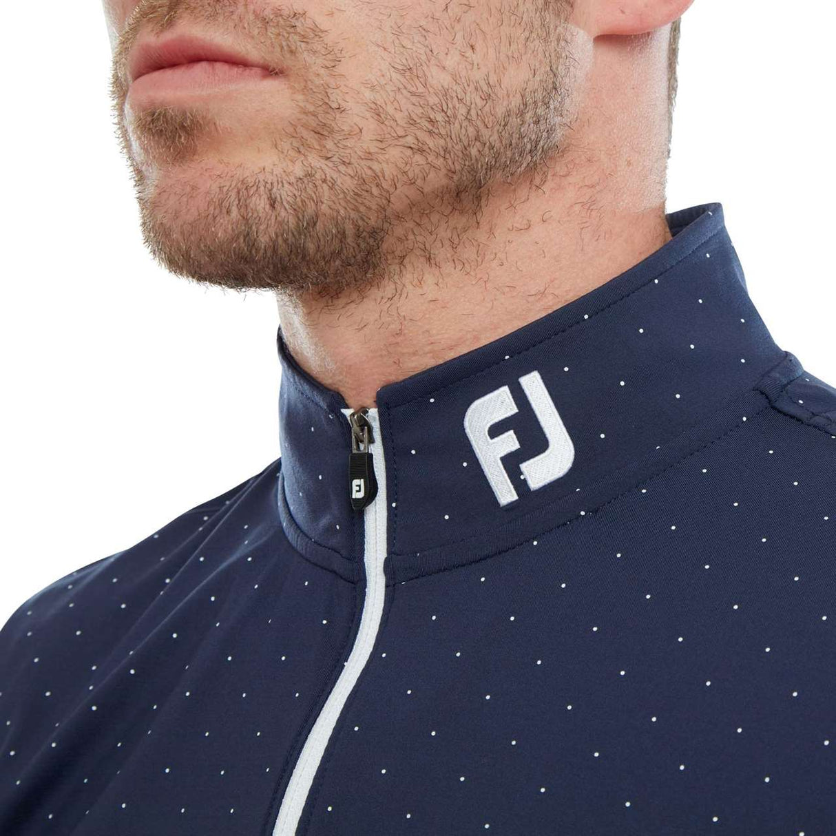 Footjoy Print Chill Out QZ Top Navy