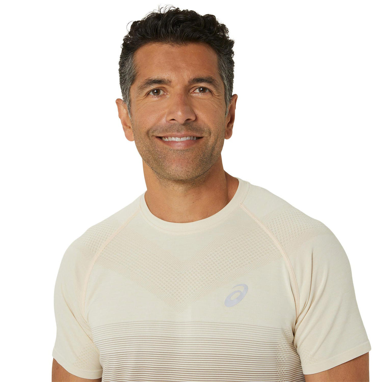 Asics Mens Seamless SS Top White