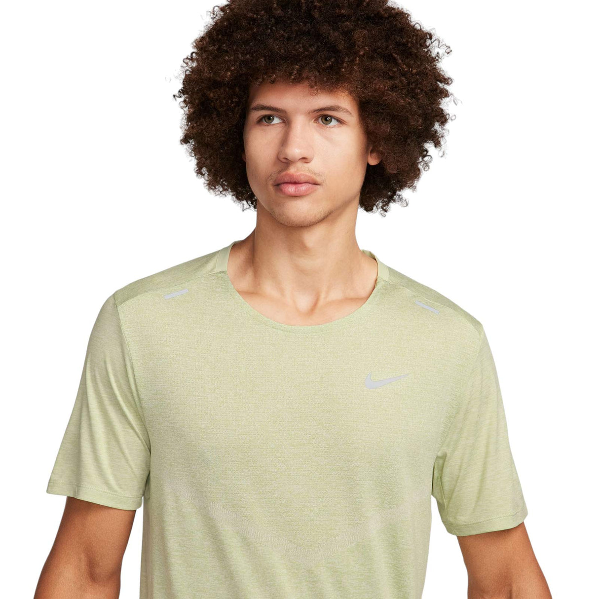 NIKE MENS DF RISE 365 SS GREEN