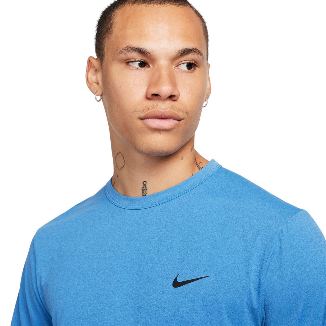 NIKE MENS DF UV HYVERSE SS BLUE