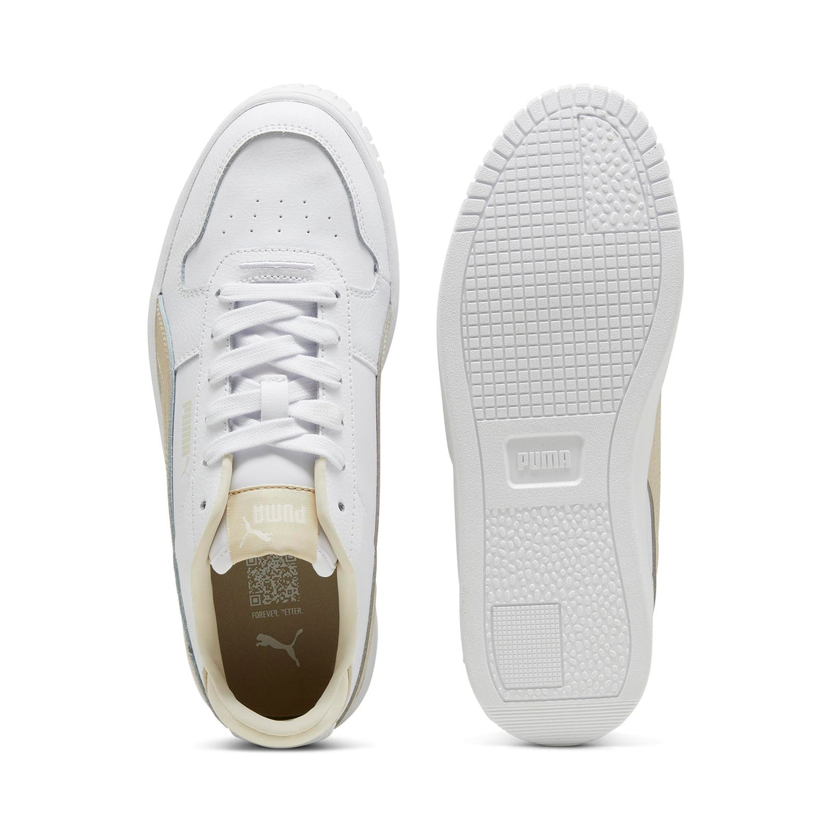 Puma Carina Street Womens White/Beige