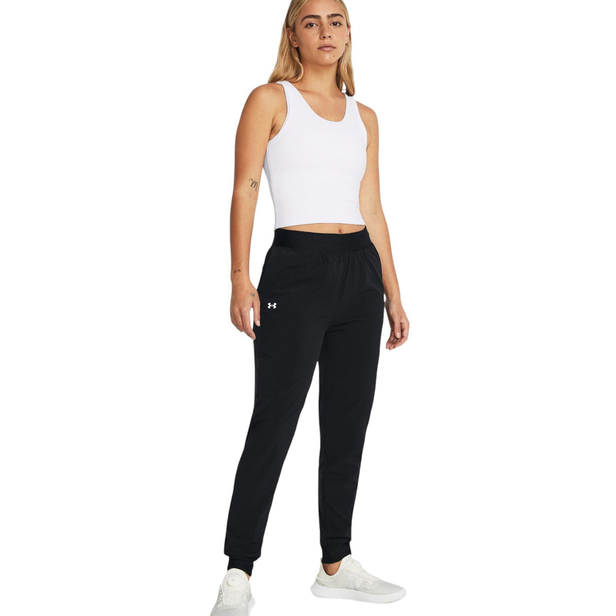 UA Womens ArmourSport HR Woven Pant Blk