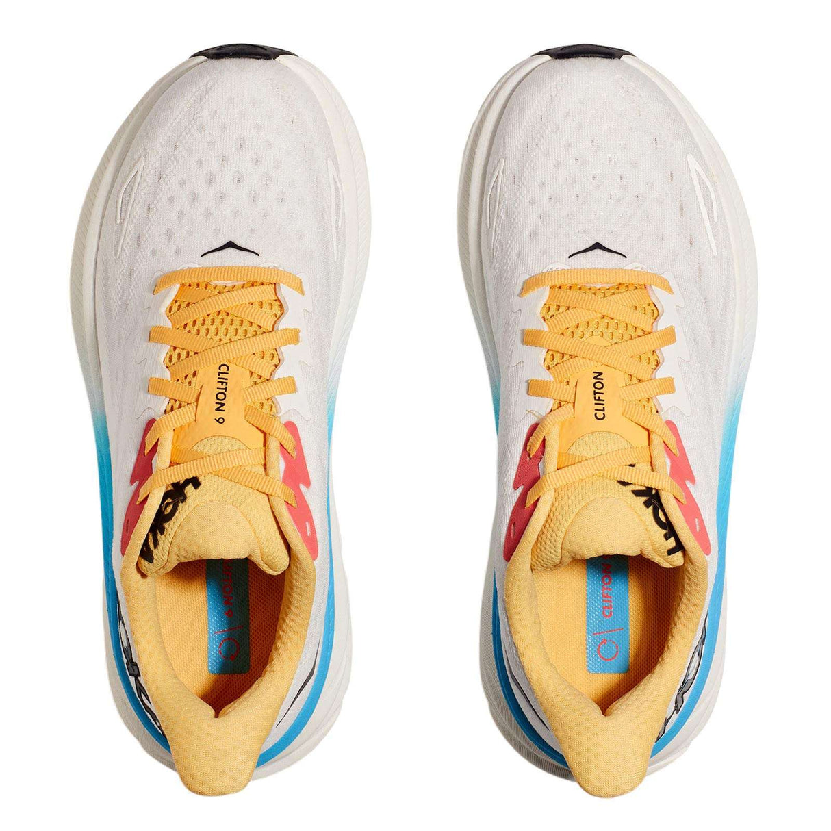 Hoka Clifton 9 Womens White/Blue