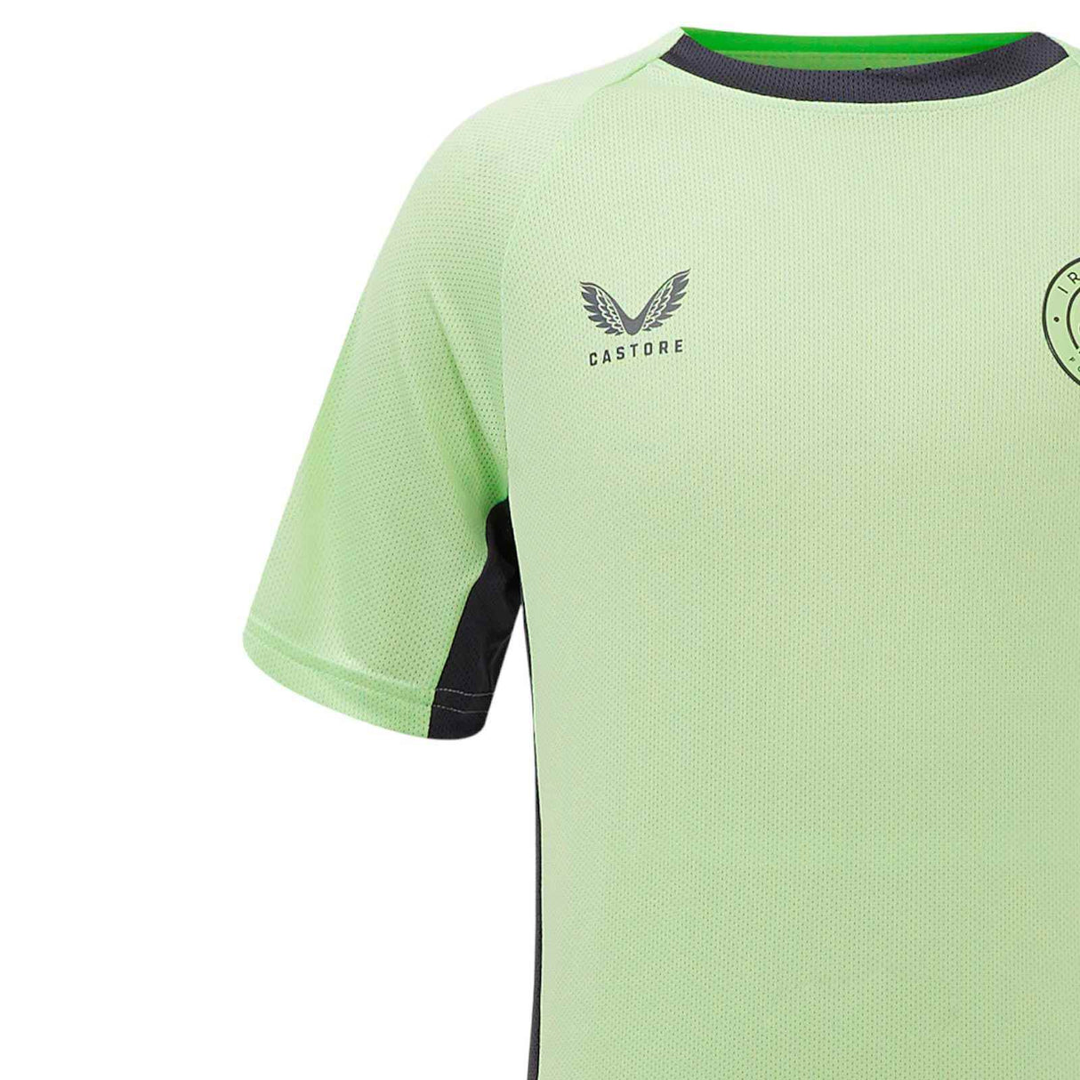 Castore FAI 24 Kids Train SS Tee Green