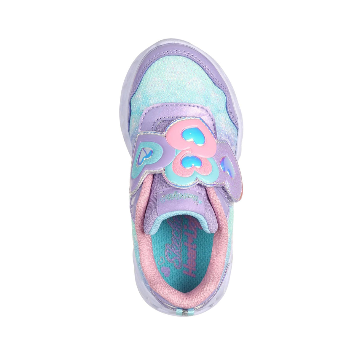 Skechers Heart Lights Lovin Girls Purple