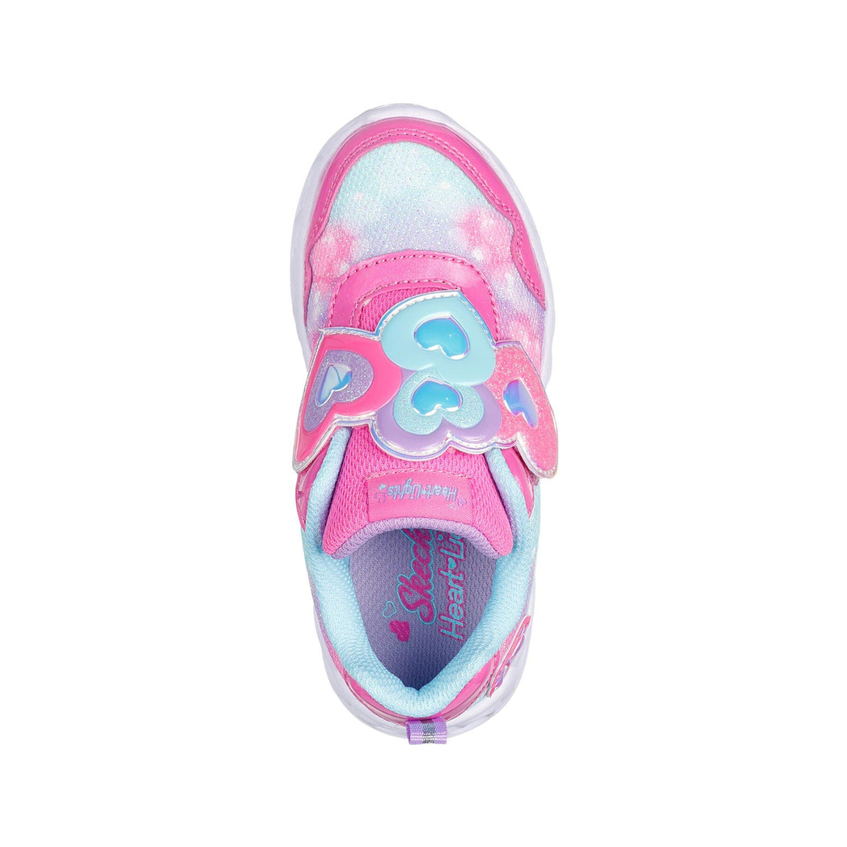 Skechers Heart Lights Lovin Girls Pink