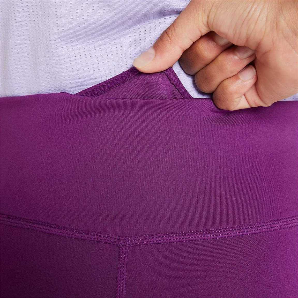 Nike Girls DF One Bike Shorts Purple