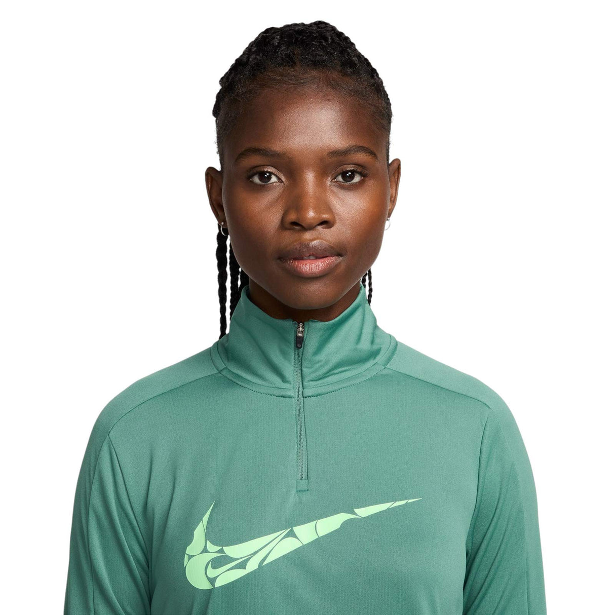 Nike Wmns SWSH HBR DF HZ MID Top Green