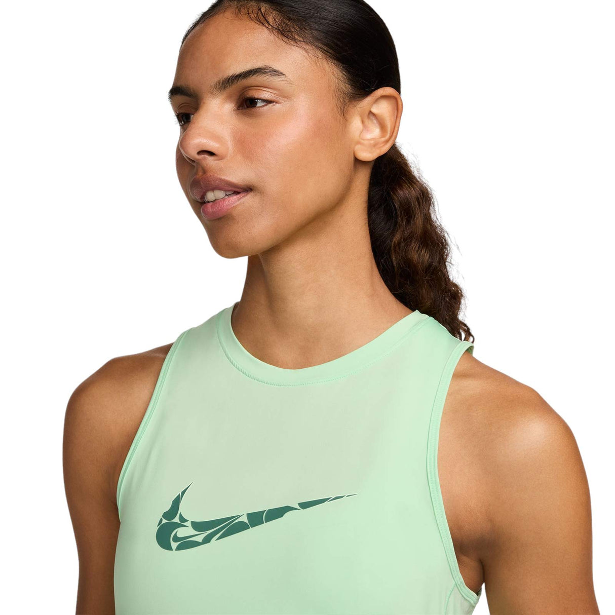 Nike One Wmns SWSH HBR Tank Green