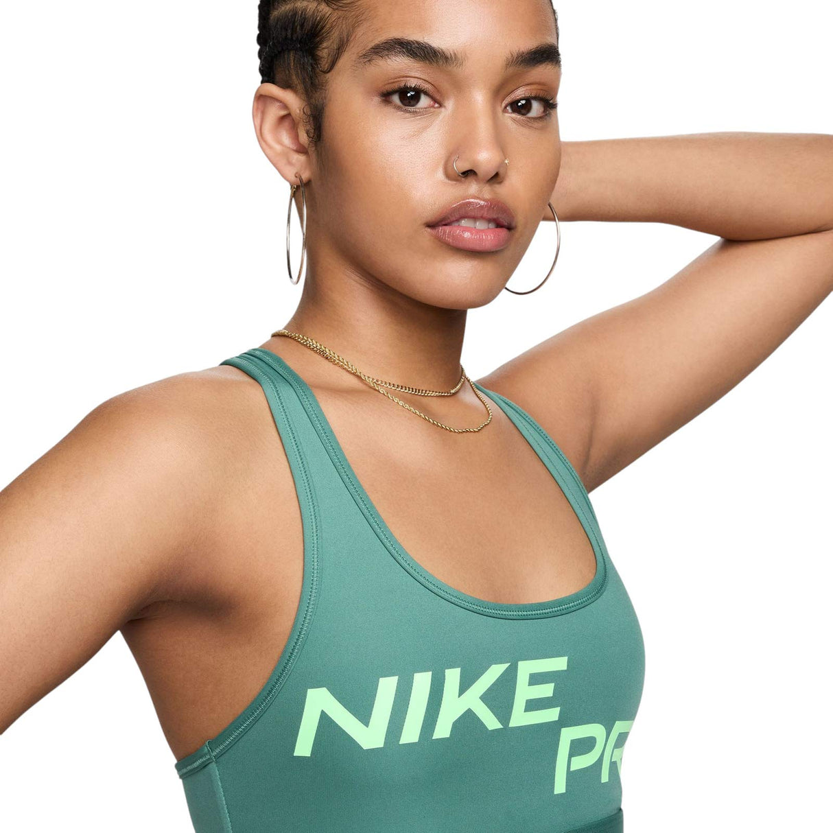 Nike Wmns DF NP SWSH LGT SPT GRX Bra Grn