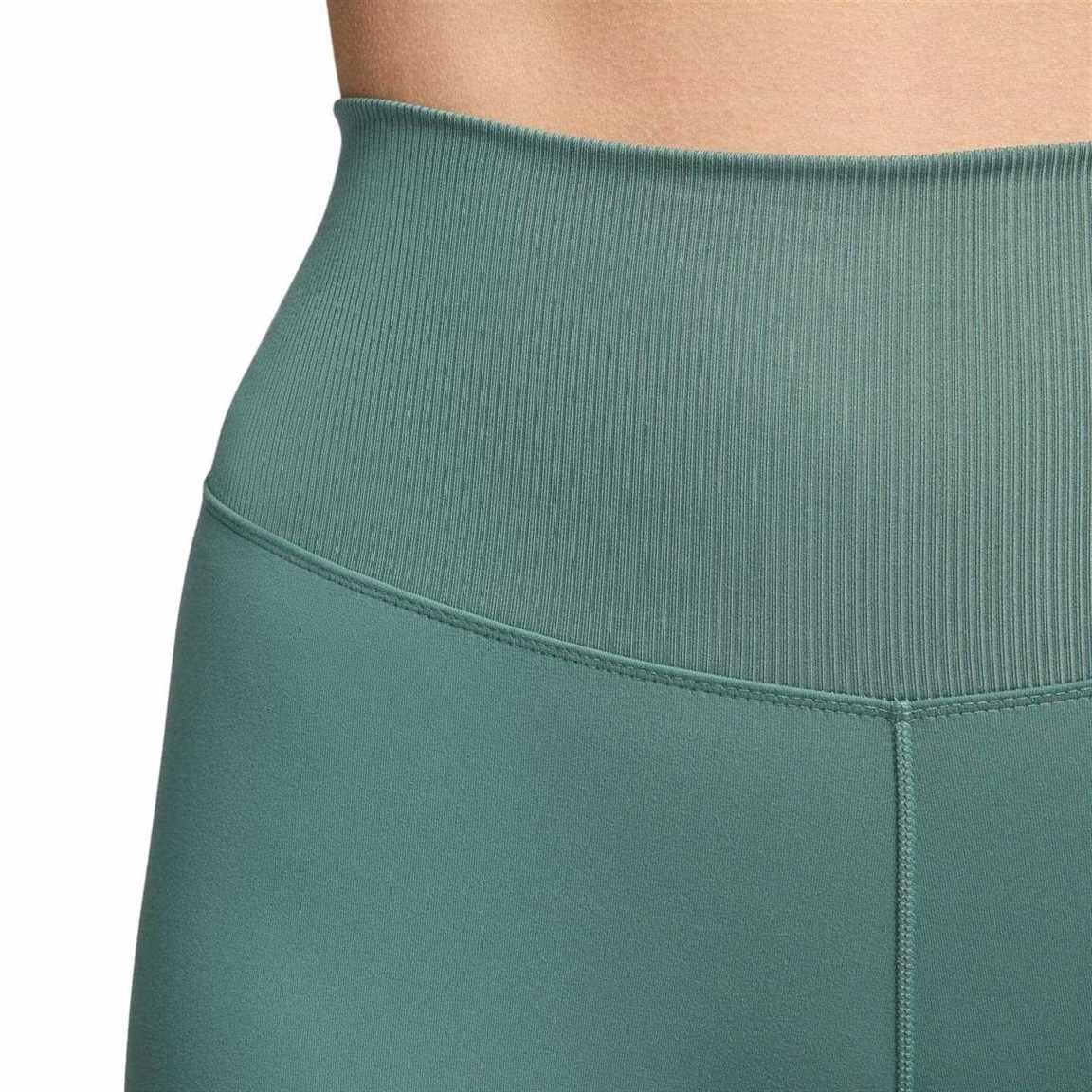 Nike One Wmns DF RIB HR 5IN Shorts Green