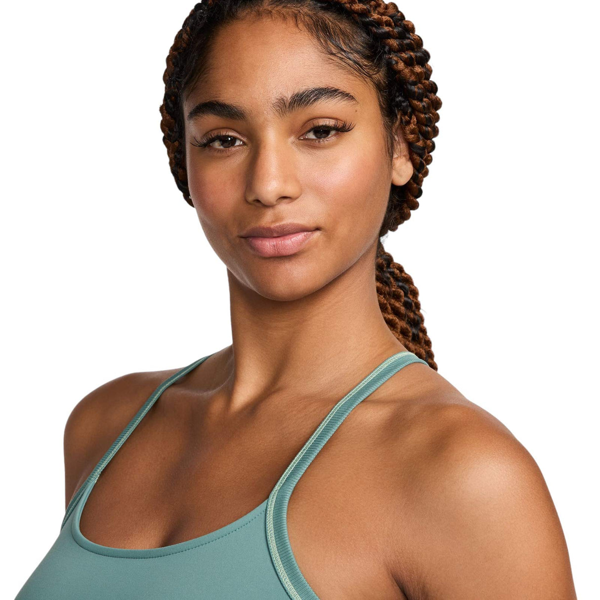 Nike One Wmns DF NV Fitted Crop Tank Grn