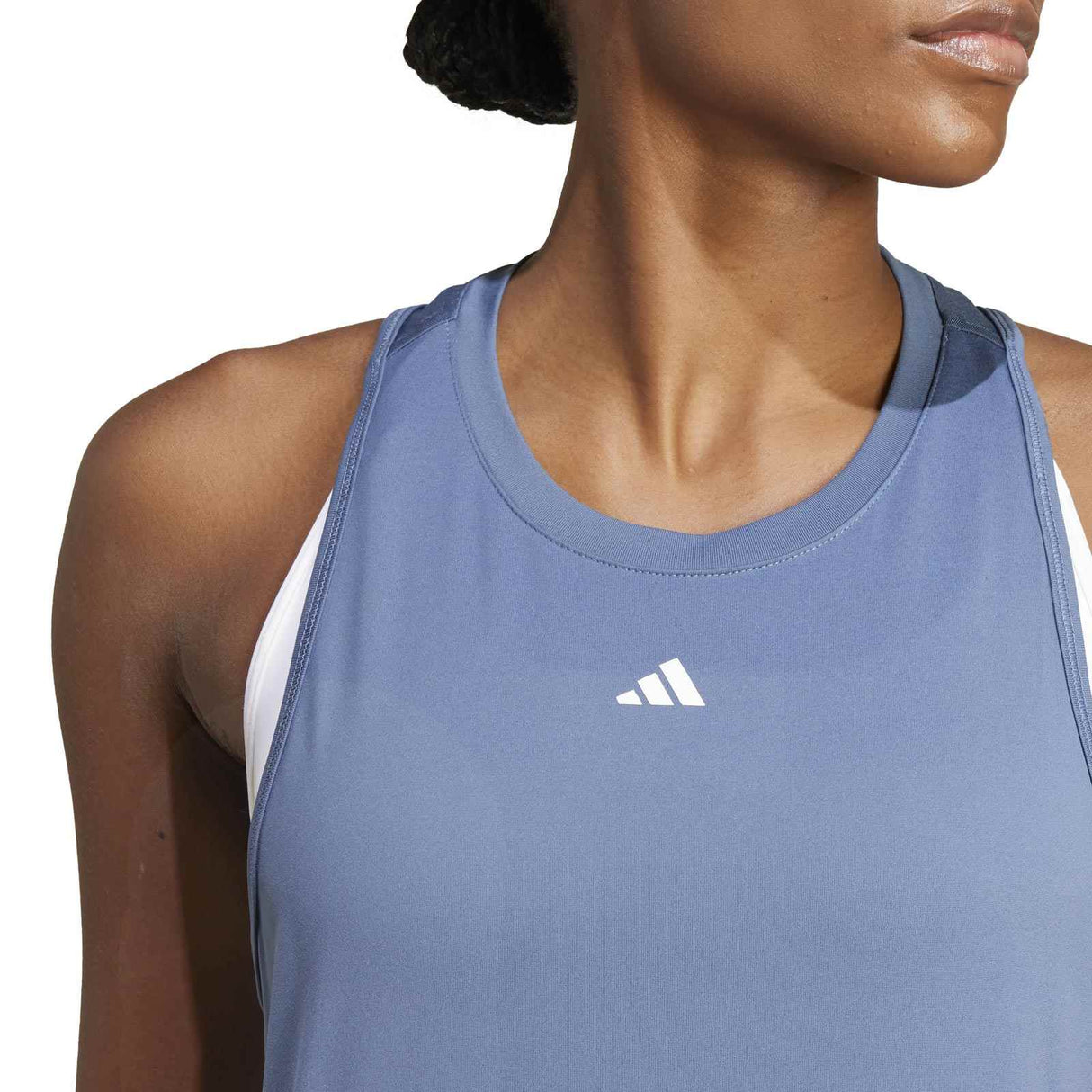 adidas WTR D4T Womens Tank Top Blue