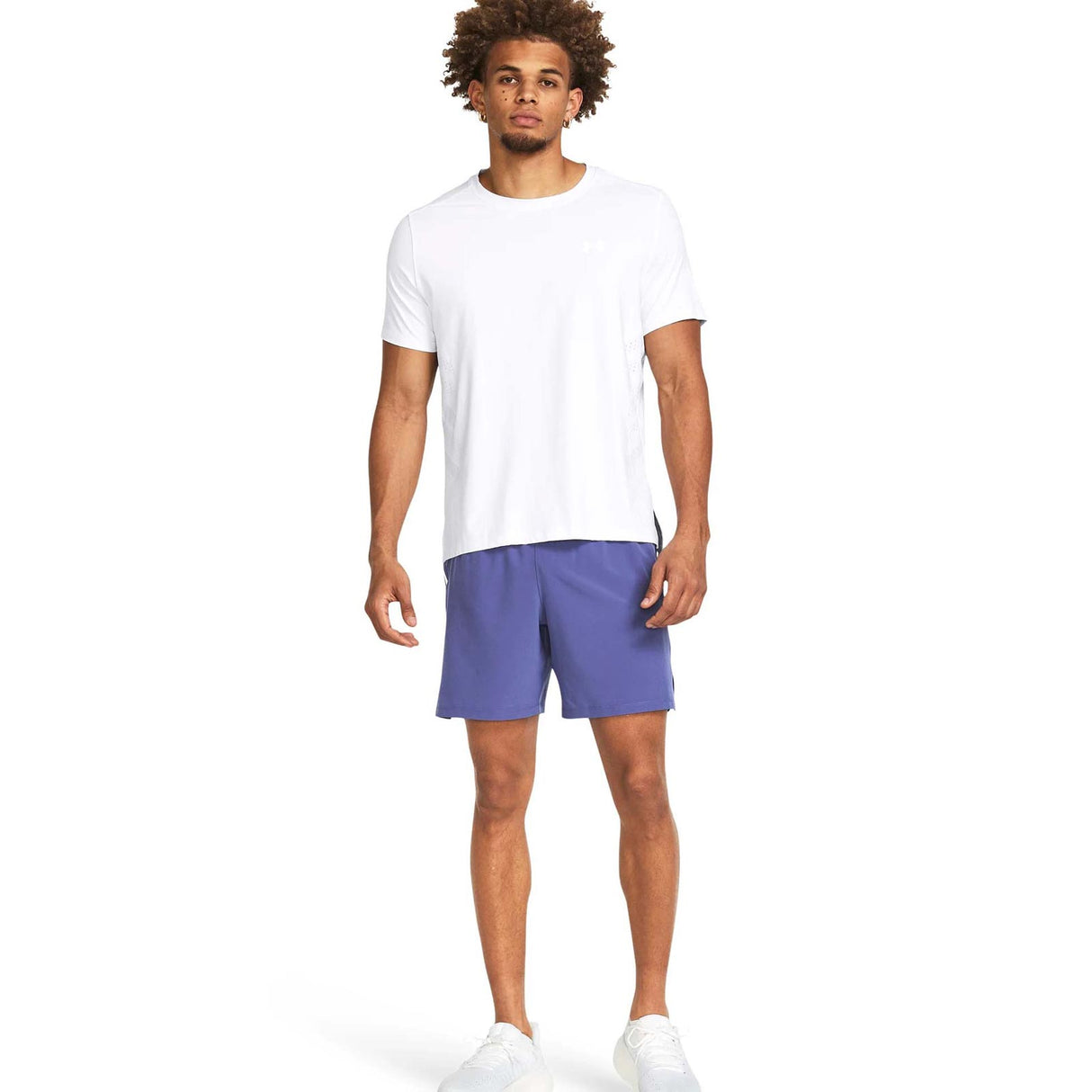 Under Armour Launch 7in Short Purple