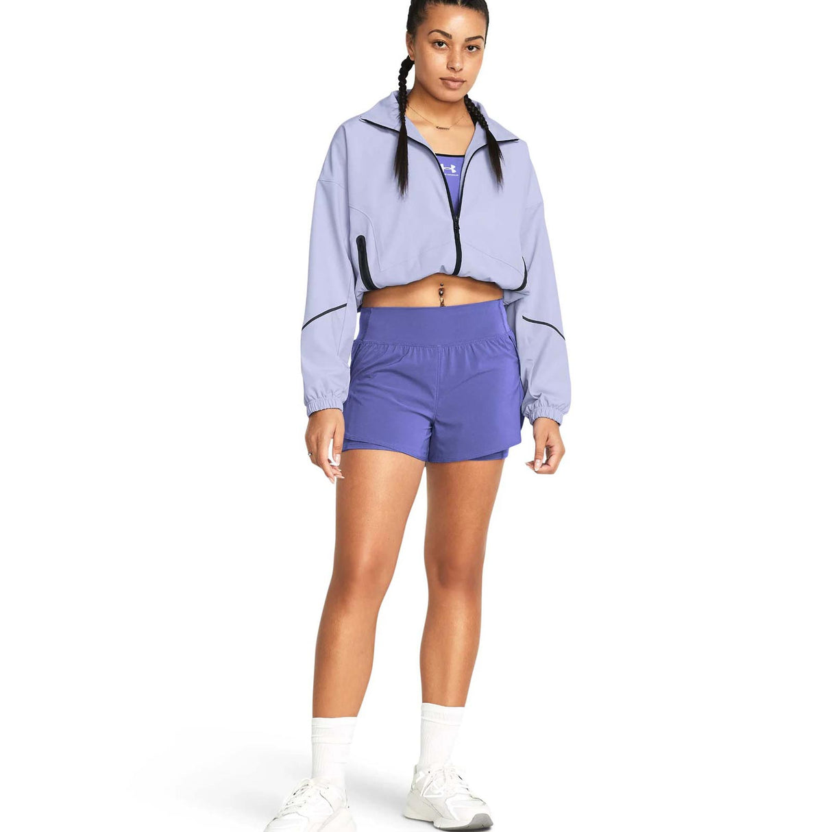 Under Armour Flex Woven 2in1 Short Purp