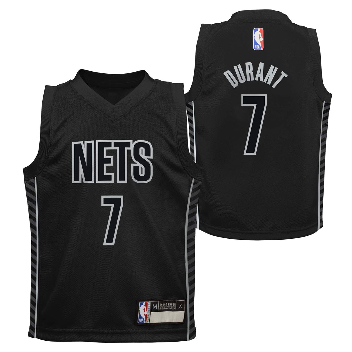 Nike Nets Durant Statement Jr Jersey Blk
