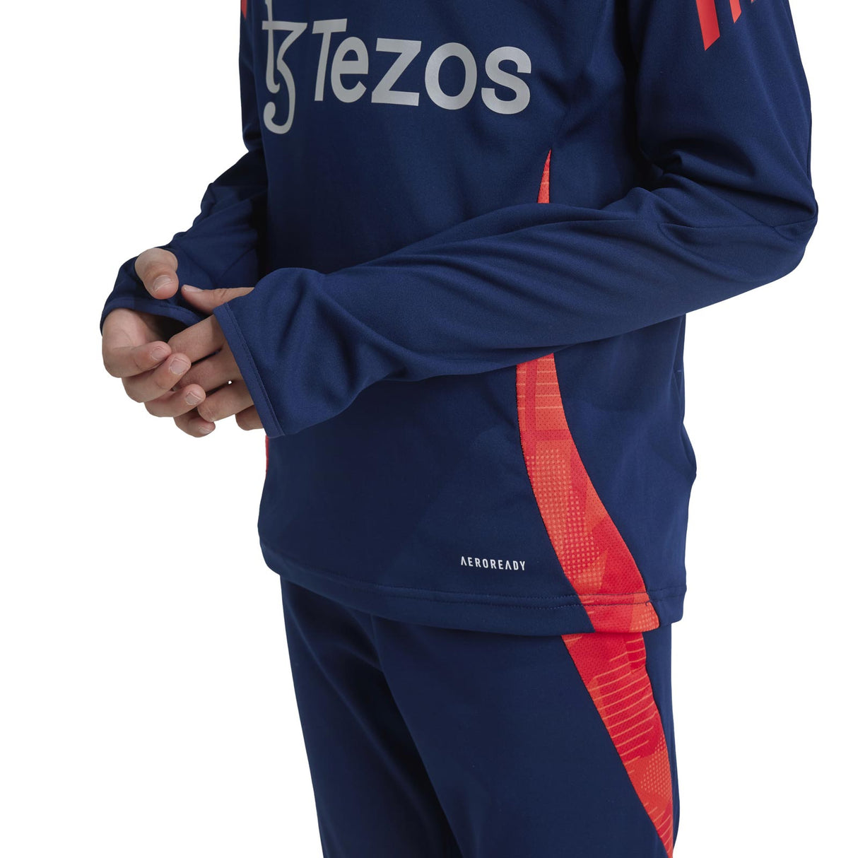 adidas Man Utd 24 Kids Train Top Navy