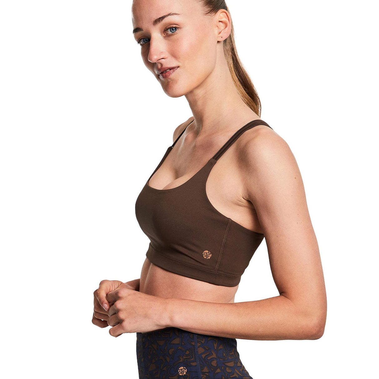 Bahe Dinamica Strappy Active Bra Brown